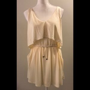 2/$10 Adorable cream tank minidress.